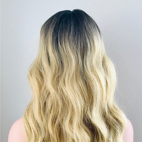 SAVE ON SHIPPING Today! 😊 
“Put On & Go” Ombre Blonde 36” Premium Fiber Wig - Picture 8 of 9